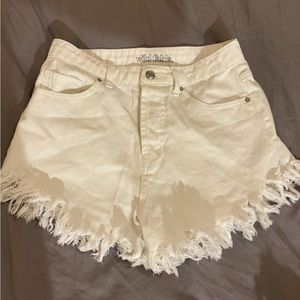 Wild Fable White Jean Shorts
